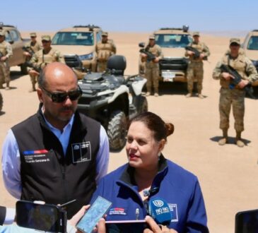 Ministra de Defensa Maya Fernández entregó camionetas y cuatrimotos en la frontera