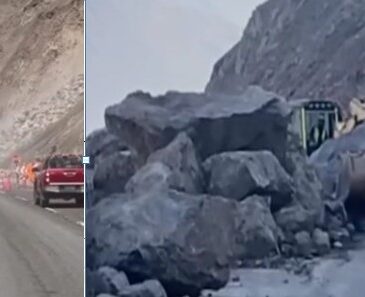 Una semana de la grave emergencia en Camarones: Este domingo se registraron 7 grandes derrumbes