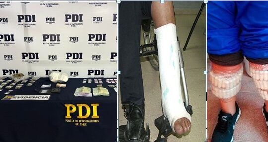 Caen burreros con droga de Bolivia con enyesados falsos y fajas: Todos presos