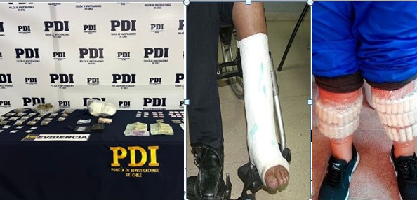 Caen burreros con droga de Bolivia con enyesados falsos y fajas: Todos presos