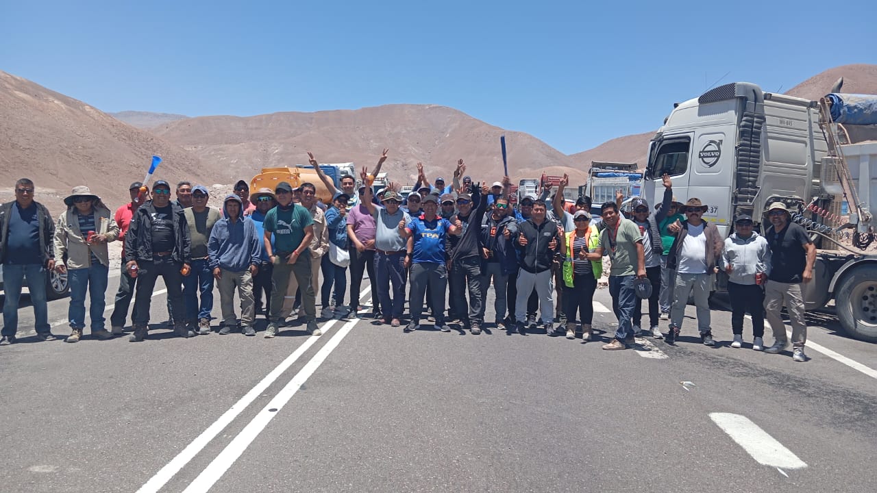Trabajadores de Quiborax levantaron el bloqueo de la ruta internacional a Bolivia