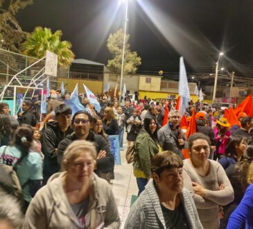 En el Parque Lauca fue la celebración del nuevo alcalde Orlando Vargas