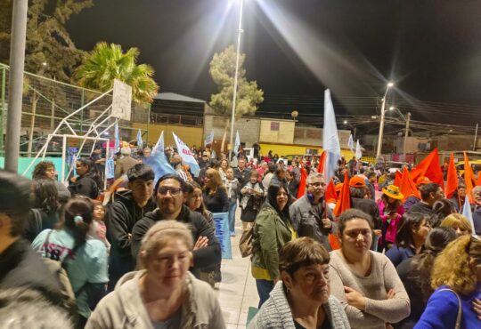En el Parque Lauca fue la celebración del nuevo alcalde Orlando Vargas