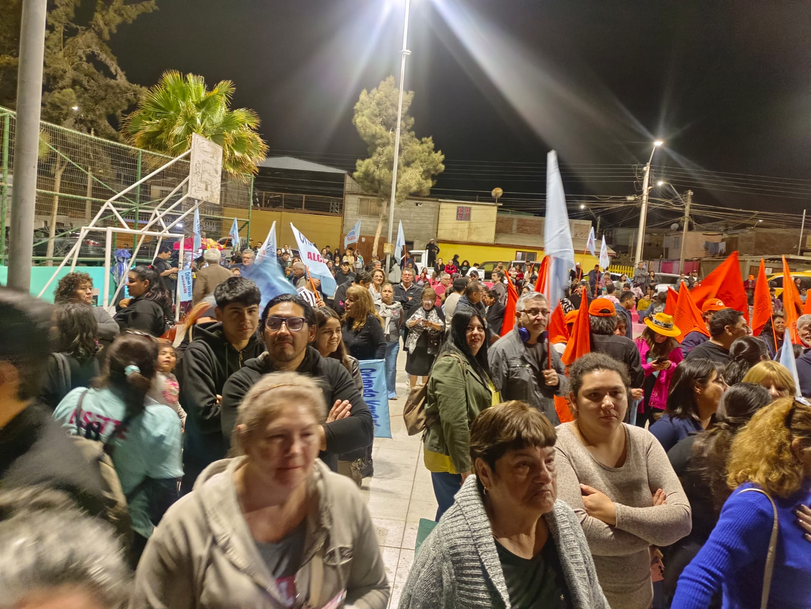 En el Parque Lauca fue la celebración del nuevo alcalde Orlando Vargas