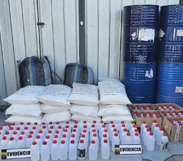 En prisión 11 integrantes de la mafia de la Acetona precursor clave para fabricar drogas