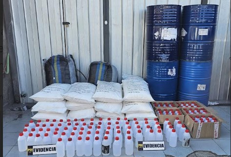 En prisión 11 integrantes de la mafia de la Acetona precursor clave para fabricar drogas