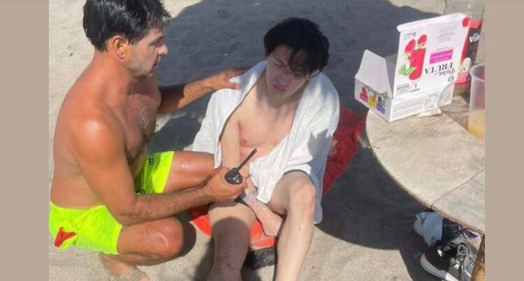 Primer boliviano de la temporada rescatado en playa El Laucho
