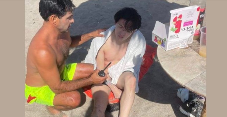 Primer boliviano de la temporada rescatado en playa El Laucho