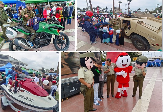 Masiva Jornada solidaria “Unidos” de Carabineros de Arica dio el vamos a la Teletón 2024