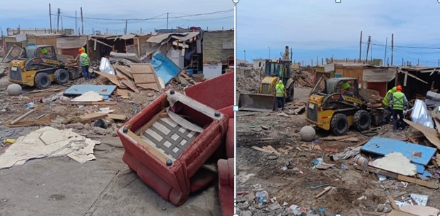 En complejo operativo Bienes Nacionales recupera terrenos ocupados en sector Cerro Chuño