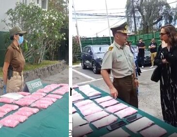 Colombianos capturados en Cuya con incautación más grande de éxtasis en la región