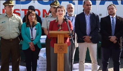 Descubren en Arica 43 toneladas de precursores para fabricar cocaína ocultas en carga marítima