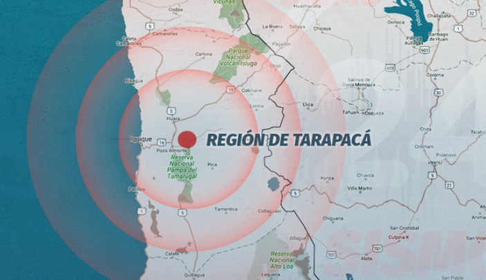 Fuerte temblor 5.1 remeció a Iquique