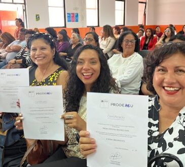 Unidas y con convicciones las mujeres se capacitaron este año en la región