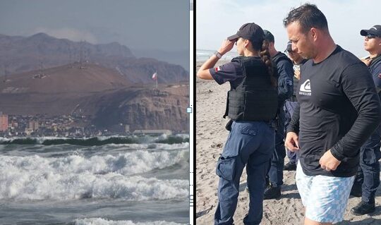 Capitán de Carabineros rescató a turista que se ahogaba en playa Las Machas