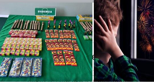 Detuvieron a adolescentes que vendían fuegos artificiales en Asoagro