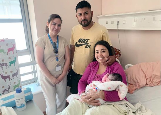 Muriel es la primera ariqueña que nació este miércoles 1 de enero de 2025