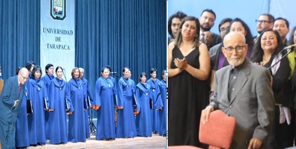 Al Maestro con cariño: Agrupaciones corales de Arica celebraron los 92 años de Gustavo Morales