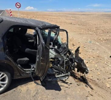 Choque frontal en la cuesta de Tana: Dos muertos y cinco heridos graves