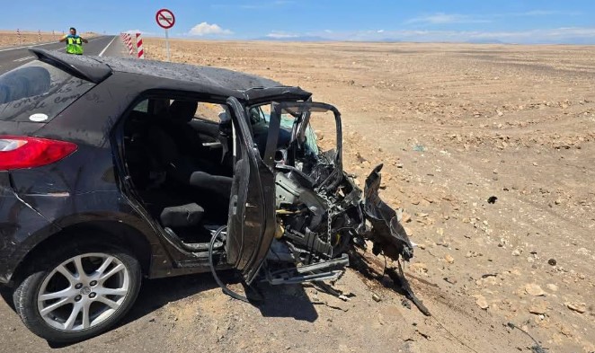 Choque frontal en la cuesta de Tana: Dos muertos y cinco heridos graves