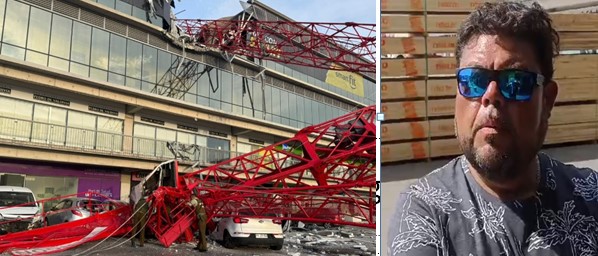 Daños colaterales: 12 vehículos destruidos por colapso de la grúa y presentarán demandas