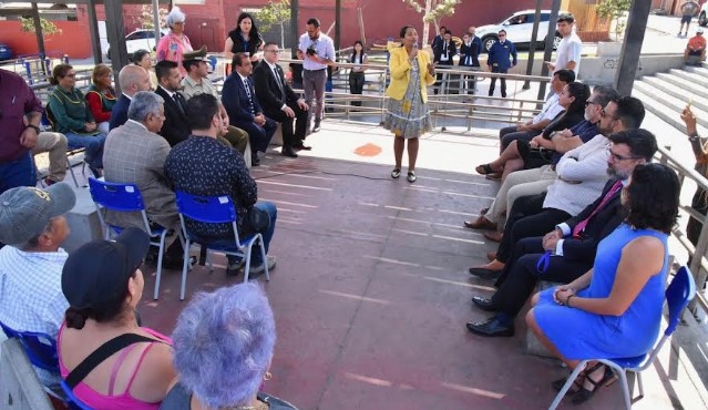 En el Cerro La Cruz explicaron alcances del Ministerio de Seguridad Pública