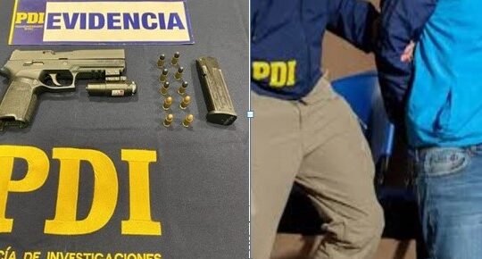 PDI detuvo a peligroso asaltante venezolano en avenida Azolas