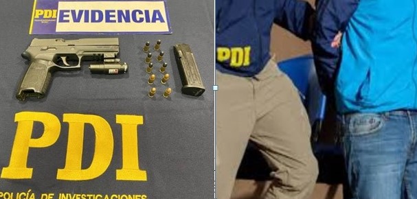 PDI detuvo a peligroso asaltante venezolano en avenida Azolas