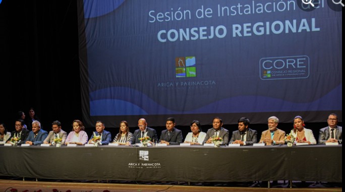 Solemne acto de proclamación del gobernador regional Diego Paco Mamani