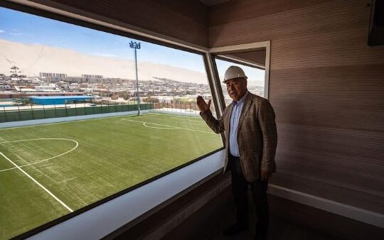 Alcalde Vargas anunció mejoras cuanto antes en el estadio del sector norte