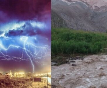 Lluvia, vientos y tormentas eléctricas en altiplano de Arica este fin de semana