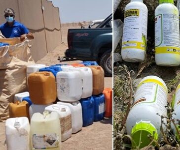 Llaman a agricultores a reciclar envases de pesticidas para evitar contaminación