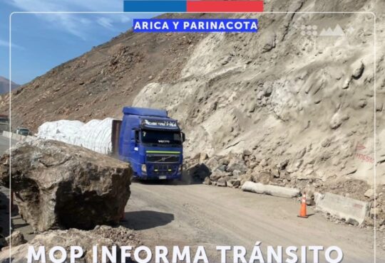 MOP autorizó el paso vehicular en Cuesta Chinchorro