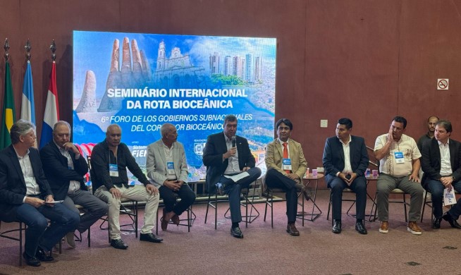 Gobernador Paco en Mato Grosso: Gestiona Arica al Corredor Bioceánico