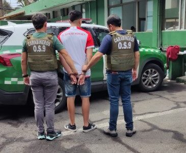 OS 9 recapturó en menos de 24 horas a imputado de sangriento secuestro en Arica