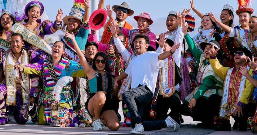 Influencers bajo el embrujo del Carnaval de Arica