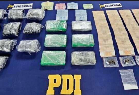Capturan en Arica “burrero” de alto nivel con droga para producir 105 mil dosis de Éxtasis