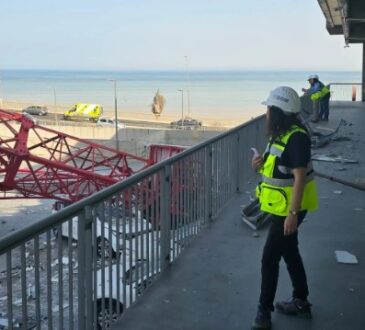A un mes del accidente este lunes comienza el retiro de la grúa que cayó en el Strip Center