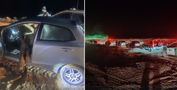 En caravana llevaban a Bolivia autos robados en Arica: Los abandonaron en sector Lauca