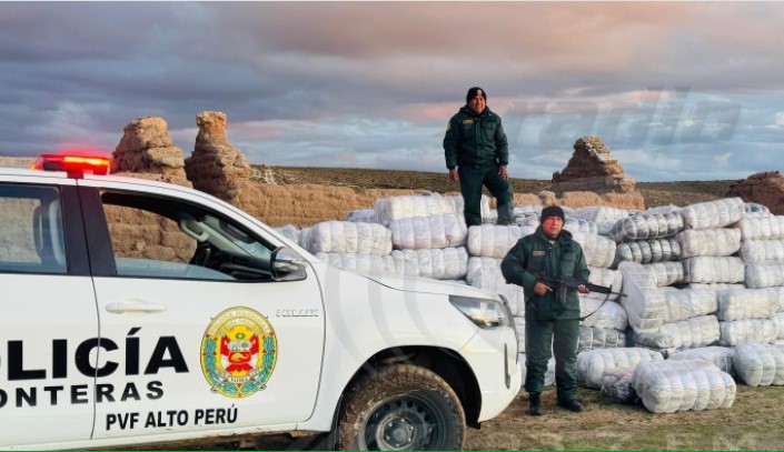Abandonaron en el Hito 75 frontera con Chile contrabando por 175 mil dólares