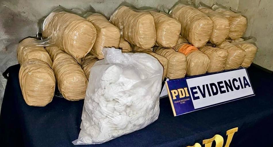 PDI Arica capturó a banda extranjera que traficaba droga en la frontera