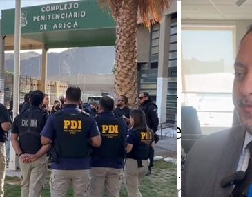 Reconstitución en cárcel de Arica por homicidios y plan de fuga del crimen organizado