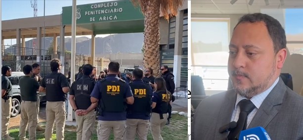 Reconstitución en cárcel de Arica por homicidios y plan de fuga del crimen organizado