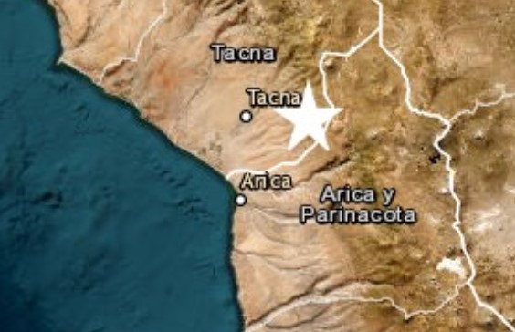 Movido despertar con temblor 4.6 en Arica y 4.8 en Tacna