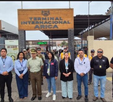 Intensas fiscalizaciones en terminales de pasajeros y pasos fronterizos