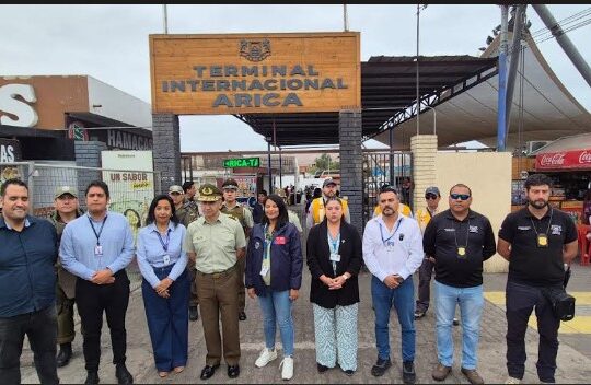 Intensas fiscalizaciones en terminales de pasajeros y pasos fronterizos