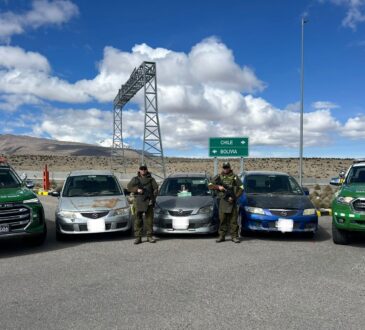 Migrantes ilegales trasladaban vehículos robados en Arica hacia Bolivia