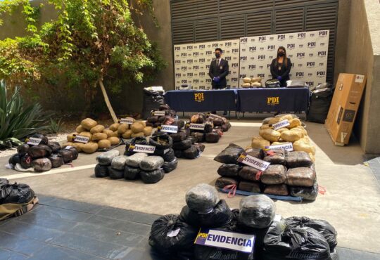 En Arica cayó banda internacional con 300 kilos de droga que operaba en Iquique y Santiago