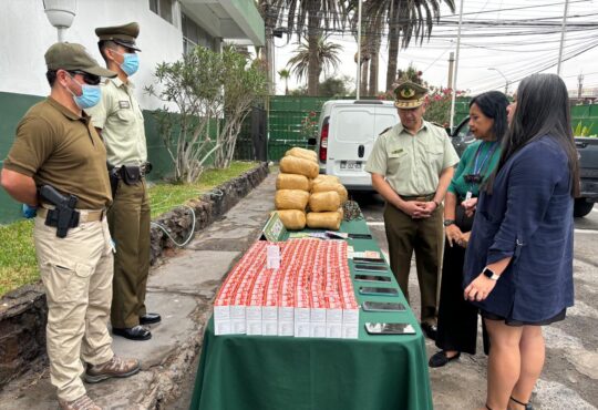 Operativo de OS7 capturó banda criminal y decomisó 540 mil dosis de droga