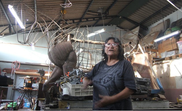 Con obra monumental artista codpeña Edith Soza rendirá homenaje al arriero